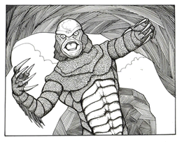image, drunkenfist.com creature from the black lagoon
