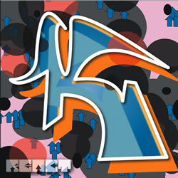 image, digital graffiti letter K, Drunkenfist.com